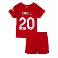 Liverpool Diogo Jota #20 Heimtrikotsatz Kinder 2023-24 Kurzarm (+ Kurze Hosen)